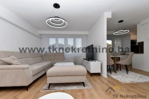 BRČANSKA MALTA! Attractive, luxuriously furnished newly adapted one-room apartment of 64.00 m² with a loggia