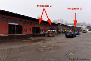 3 multipurpose storage's various sizes: 240 m², 200 m² and 90 m², by the main road and Tuzla Power Plant, settlement Bukinje, Tuzla municipality – FOR RENT