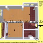 30.. Tlocrt stana. 64m2