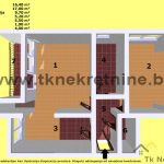 28,.Tlocrt stana 57 m2