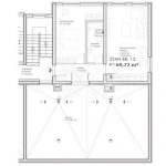 34. Tlocrt stana 69,72 m2